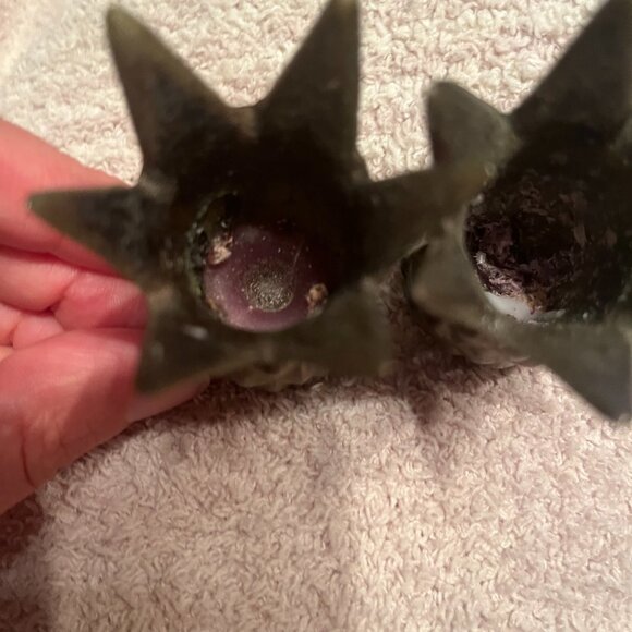 Pair of Vintage Andrea by Sadak Brass Pineapple Candle Taper Holders - Picture 2 of 4